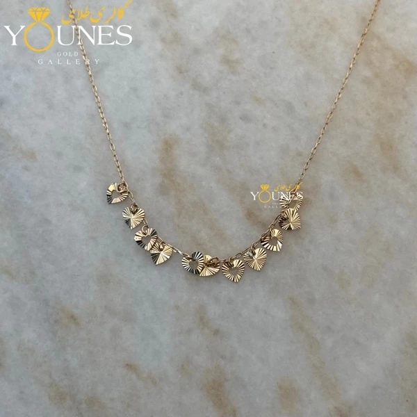 گردنبند طلا قلبی